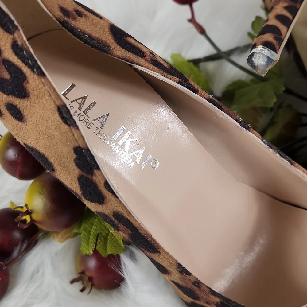 LALA IKAI, Brown Leopard heels, Size 37 - Picture 5 of 9